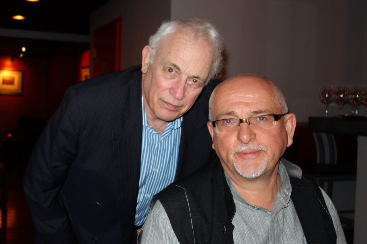 Photo of Peter Gabriel  & his  Father  Ralph Parton Gabriel